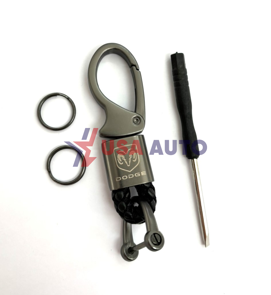 საკიდი გასაღების DODGE შავი, რკინა, სახრახნისით (ბრელოკი)
