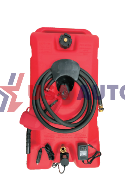 საწვავის და წყლის ავზი 95L წითელი (ჩასასხმელით) პლასტმასი