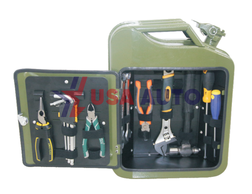 ხელსაწყოების შესანახი ყუთი (მწვანე) რკინა