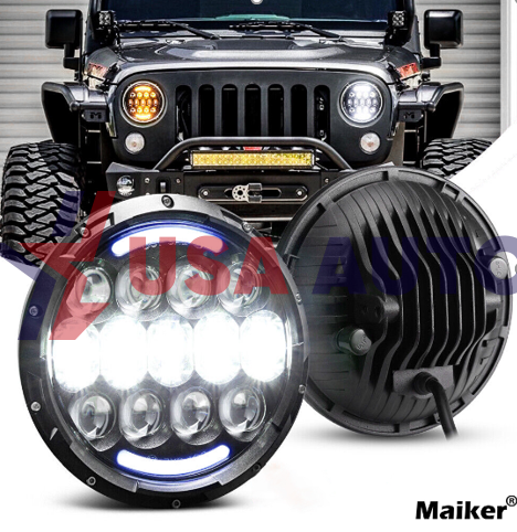 ფარი WRANGLER 2007-2017 JK წინა LED (კომპლექტი 2ც)