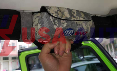 სახელური WRANGLER  JK/JL სალონის ჩანთით, ნაცრისფერი