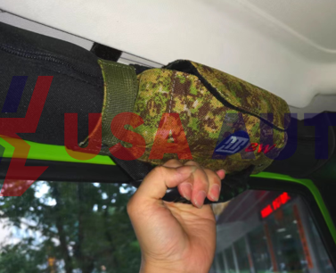 სახელური WRANGLER  JK/JL სალონის ჩანთით, მწვანე