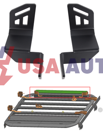 სამაგრი WRANGLER 2018-2022 JL სახურავის სანათის წინა (კომპლექტი)