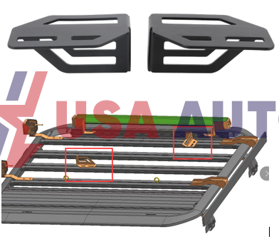 სამაგრი WRANGLER 2018-2022 JL სახურავის (კომპლექტი)