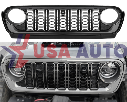 ცხაური WRANGLER 2018-2022 JL კამერის ადგილით (კომპლექტი)