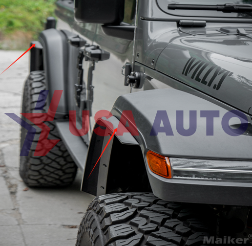 კანტი WRANGLER 2018-2022 JT ფრთის (ორიგინალი მაღალი ფრთისთვის) (კომპლექტი 4ც)