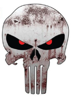 სტიკერი ჩონჩხის თავი 14x12 სმ