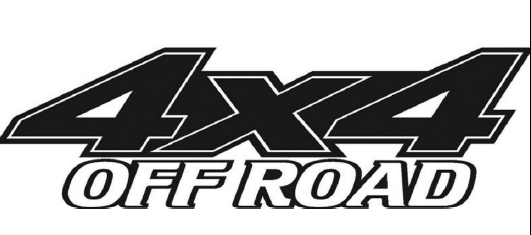 სტიკერი 4x4 OFF ROAD 30x9 სმ