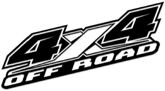 სტიკერი 4x4 OFF ROAD 49x13,42 სმ