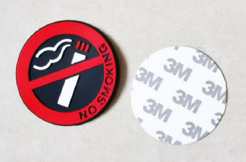 სტიკერი NO SMOKING (წითელი) 5 სმ