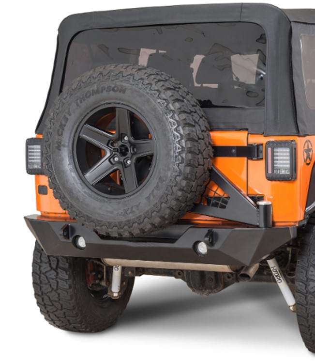 ბამპერი WRANGLER 2007-2017 უკანა გრძელი (POISON SPYDER)