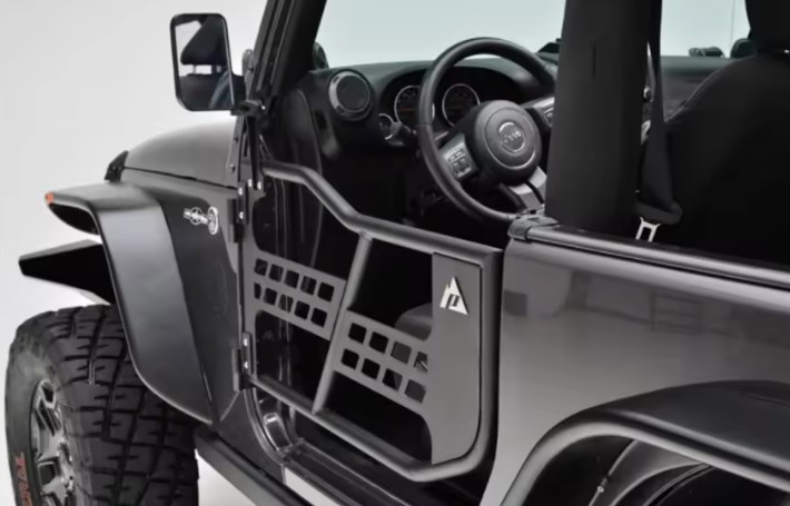 კარი WRANGLER 2007-2017 მილისებური უკანა ხედვის სარკით (2 კარიანი)