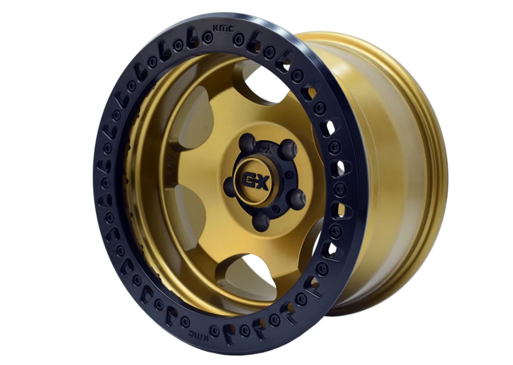 დისკი ბრონზისფერი WRANGLER 17''x 8.5'' 0/-15 შავი ჩამკეტი რგოლით (კომლპექტი-4ც) (BEADLOCK)