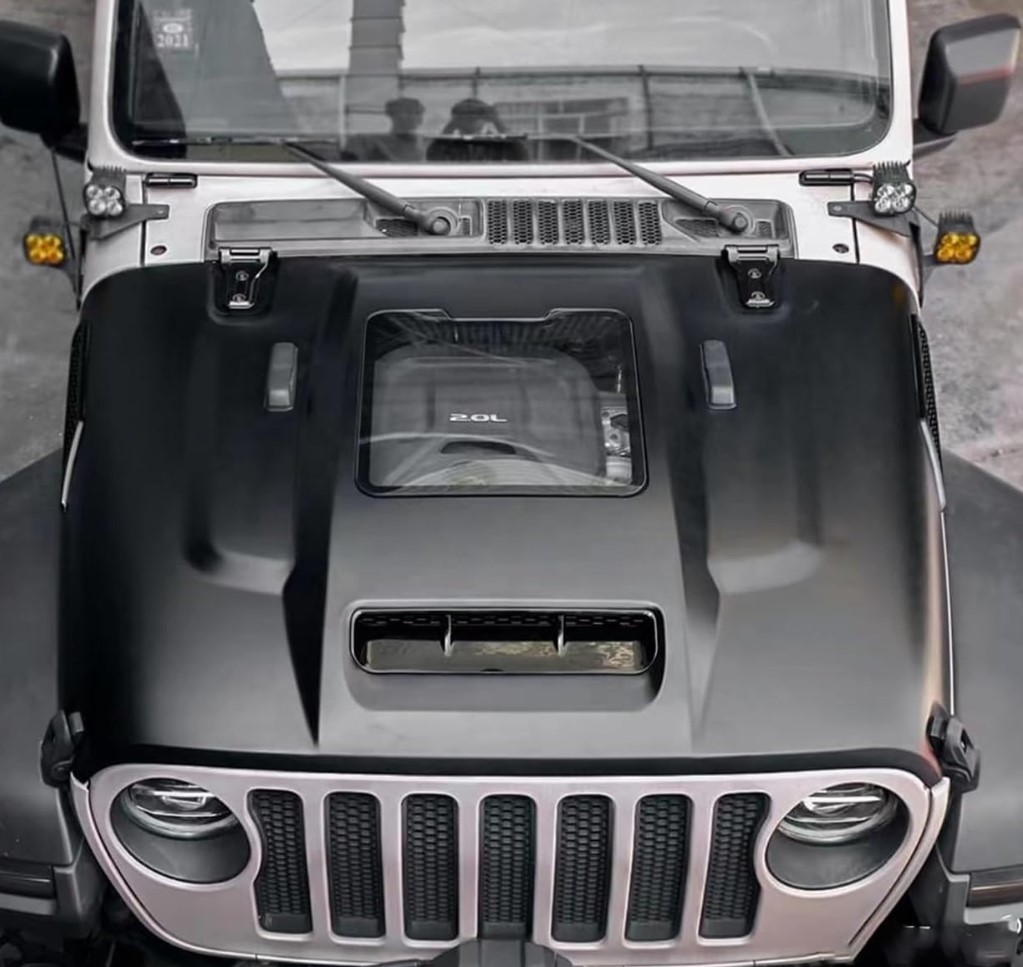 კაპოტი WRANGLER 2007-2017 (შუშის კაფსულით)