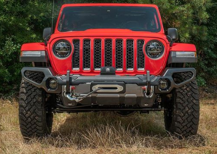 ბამპერი WRANGLER 2018-2022 JL წინა დუგით (რკინა)