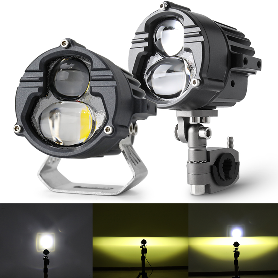 ლედ სანათი 3" - 7.62cm - 80W (ზედა ნათება 30W და ქვედა 50W) კომბინირებული ნათებით (COMPO BEAM) კომპლექტი 2ც