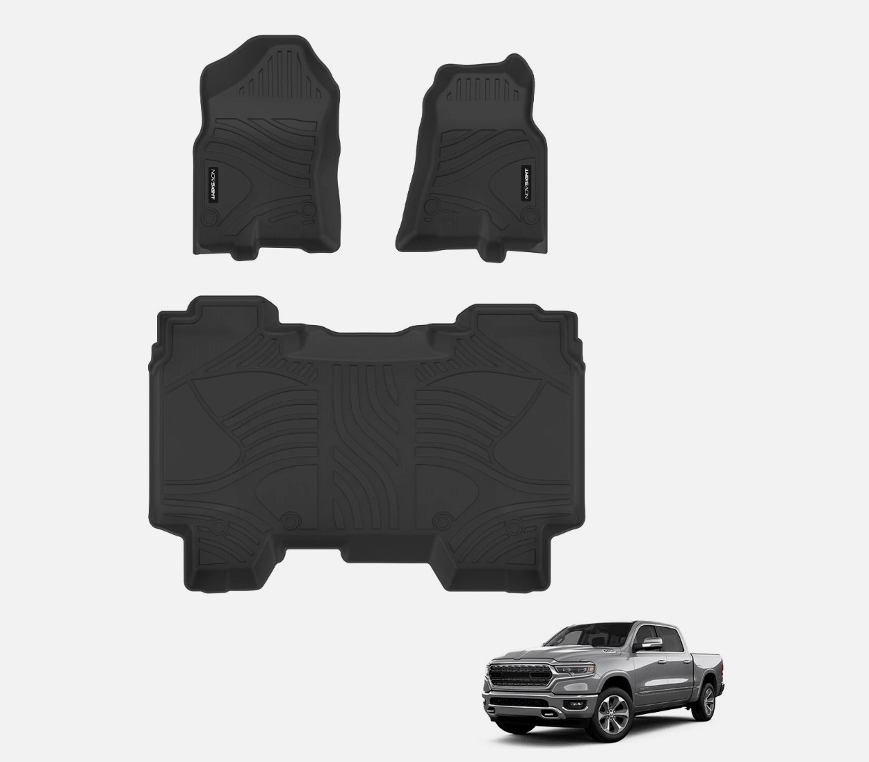 საფენი DODGE RAM 1500 2019-2020 (4 კარიანი) (კომპლექტი) (TPE ხარისხი)