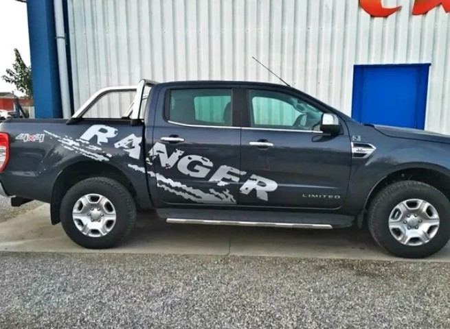 სტიკერი RANGER 2012-2020 გვერდებზე (კომპლექტი-2ც) თეთრი მატე