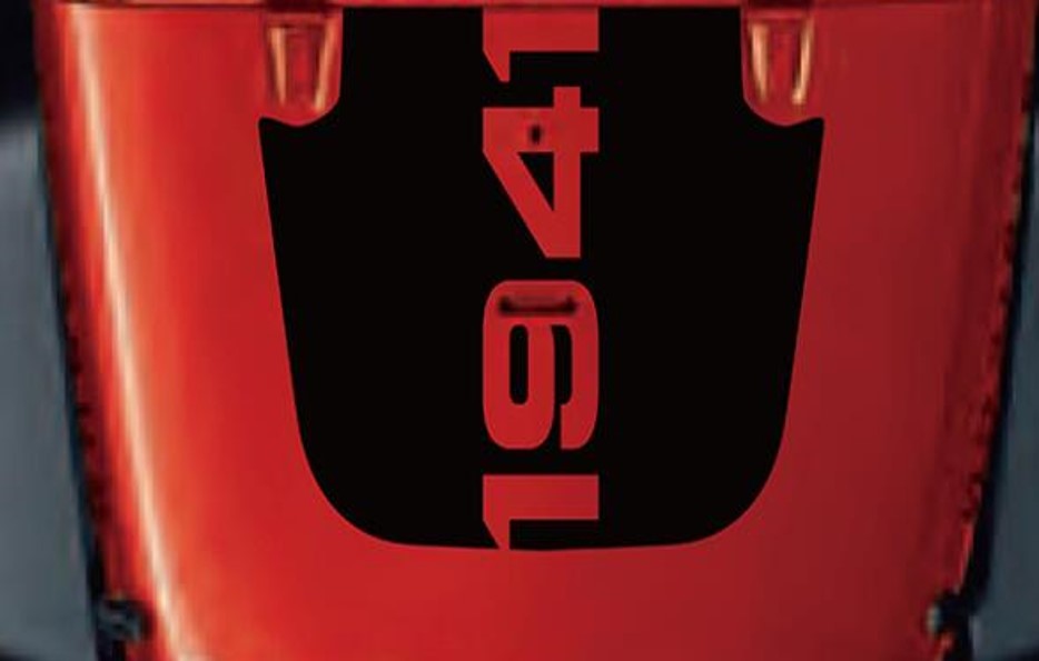 სტიკერი JEEP WRANGLER კაპოტზე (1941) შავი პრიალა